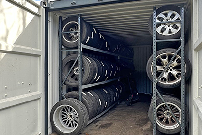 Däckcontainer